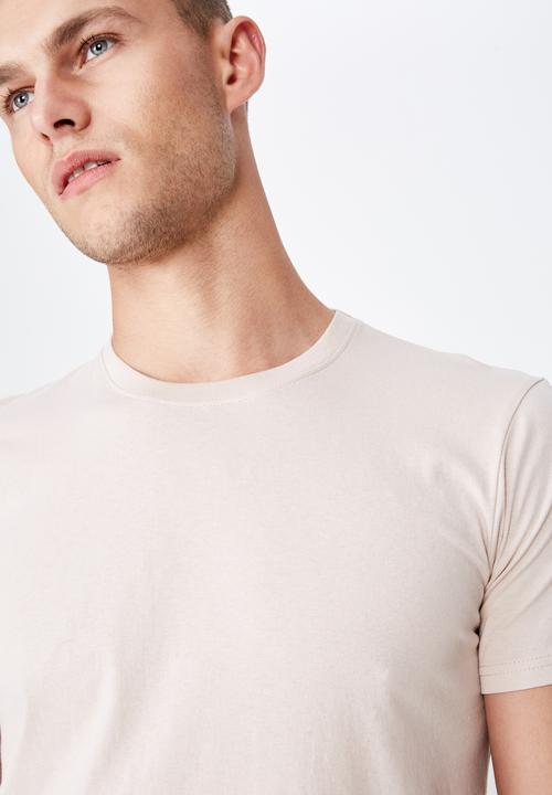 Cotton On - Essential crew tee - pink