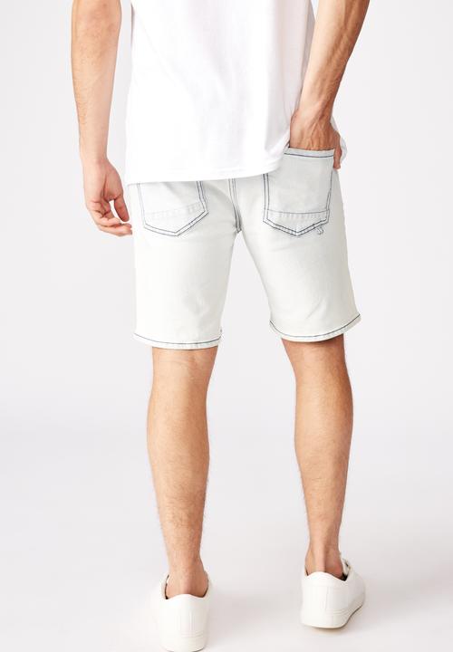Cotton On - Straight leg shorts - blue