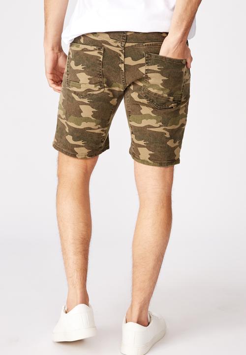 Cotton On - Straight leg shorts - khaki 