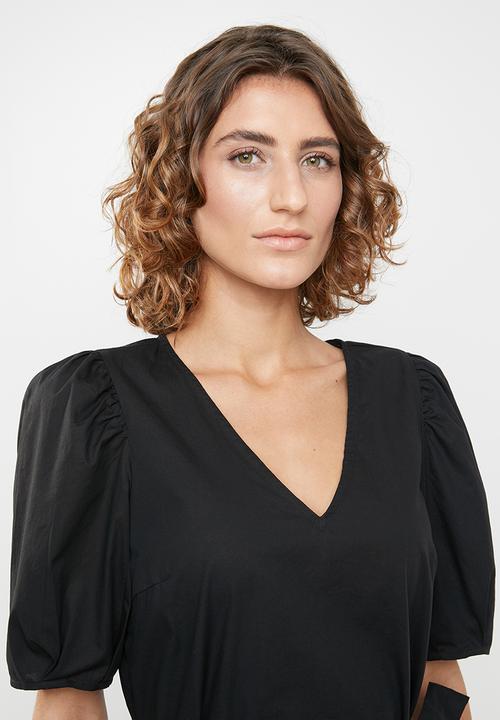 Vero Moda - Gilla tie top - black