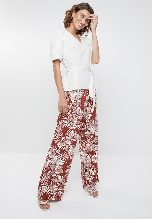 Vero Moda - Gilla tie top - beige