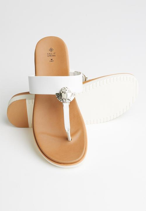 Call It Spring - Etches sandal - white