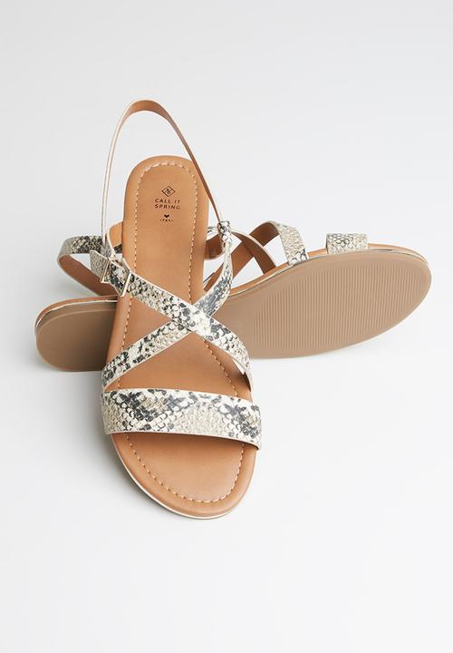 Call It Spring - Chorisia sandal - medium beige