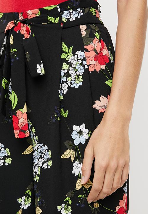 ONLY - Floral cropped pants - multi 