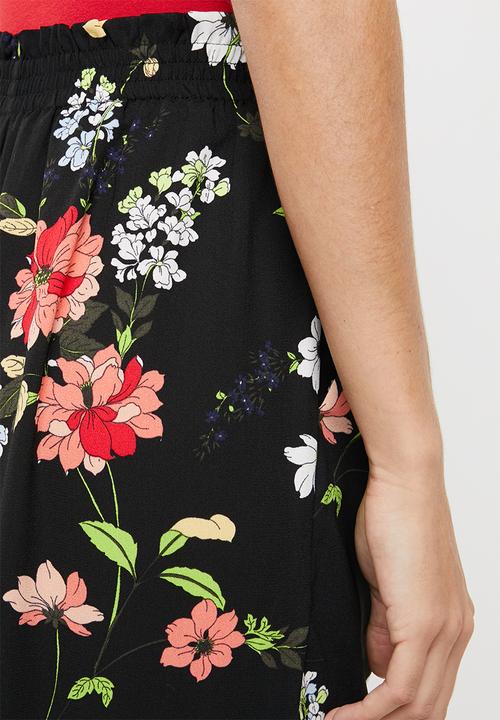 ONLY - Floral cropped pants - multi 