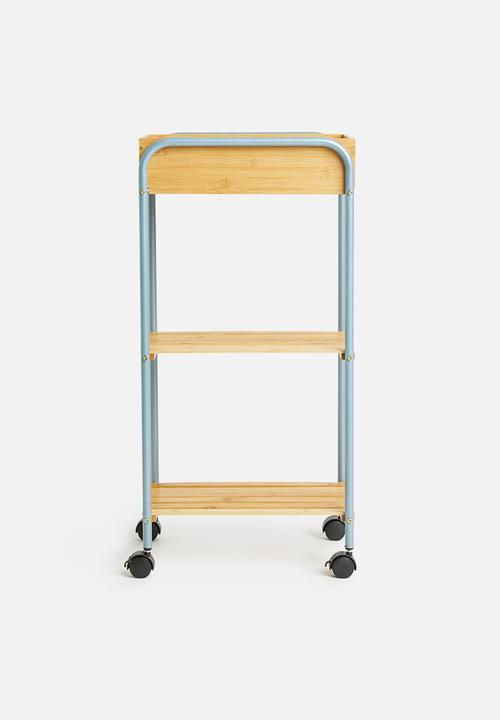 Storage Solutions - Bamboo trolley - natural