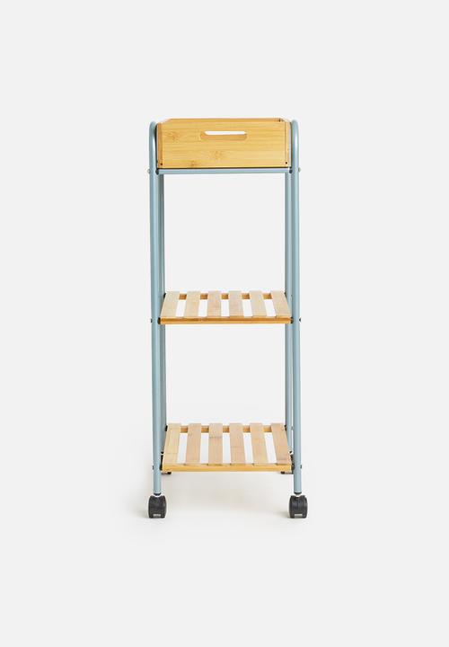 Storage Solutions - Bamboo trolley - natural