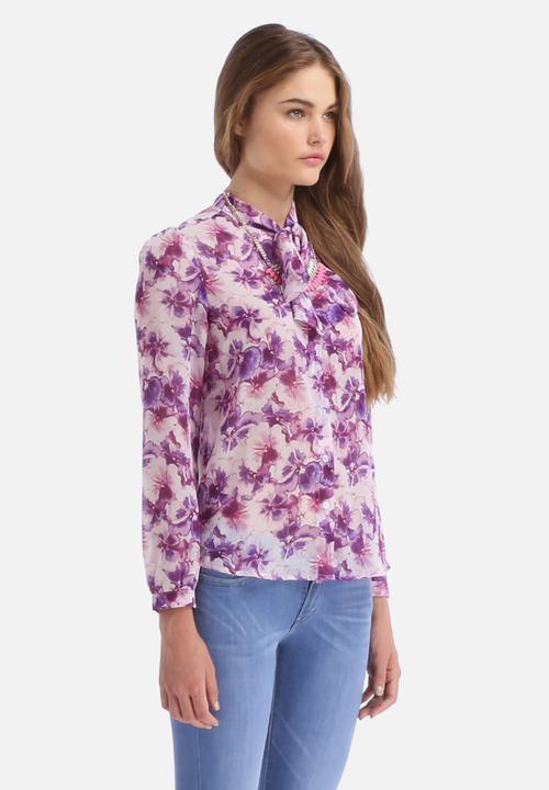 American Apparel - Chiffon Secretary Blouse