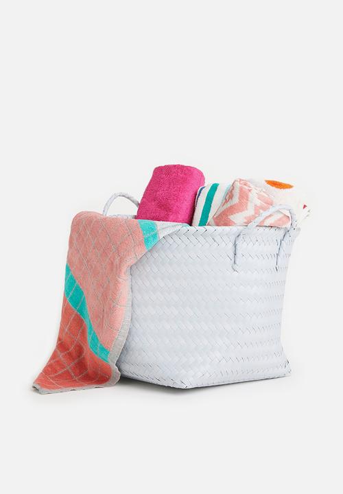 Sixth Floor - Plastic basket large - grey