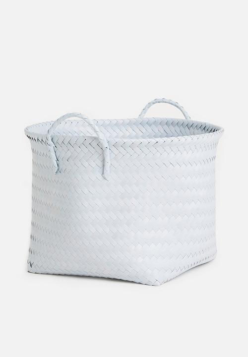 Sixth Floor - Plastic basket large - grey