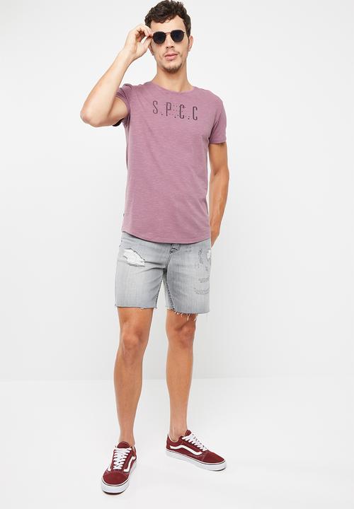 S.P.C.C - Scoop hem tee - pink