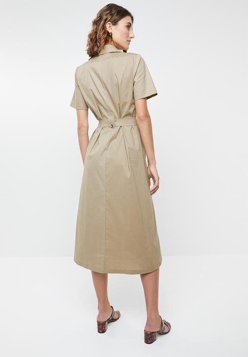 edit - Utility dress - khaki