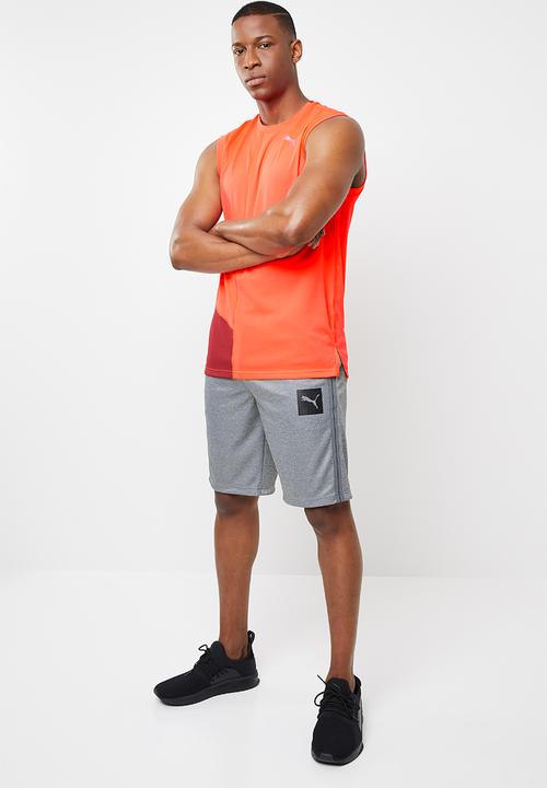 PUMA - Tec sports interlock shorts - grey
