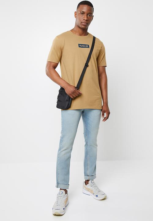 Hurley - One & only small box short sleeve tee - beige