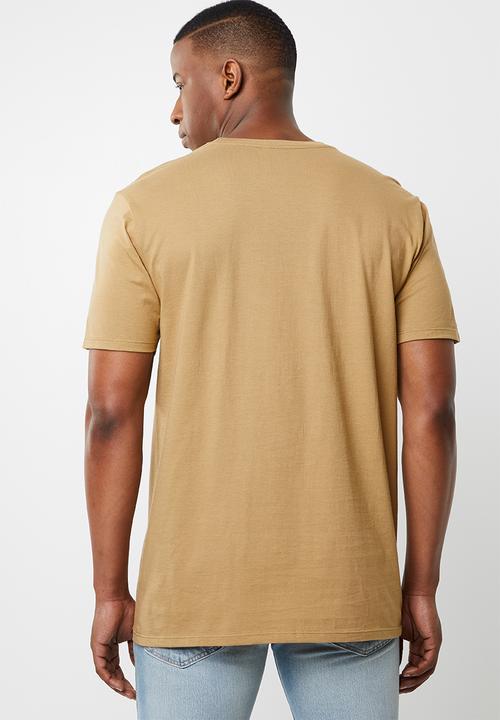 Hurley - One & only small box short sleeve tee - beige