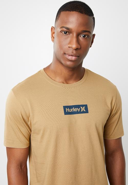 Hurley - One & only small box short sleeve tee - beige