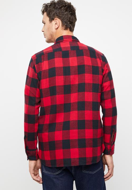 Levi’s® - Classic worker gibbon crimson plaid - red & black 