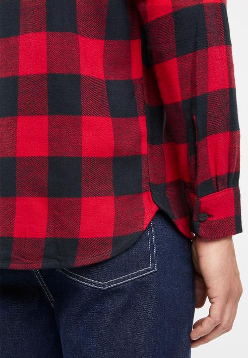 Levi’s® - Classic worker gibbon crimson plaid - red & black 