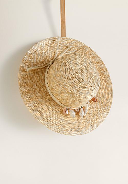 MANGO - Hat - beige