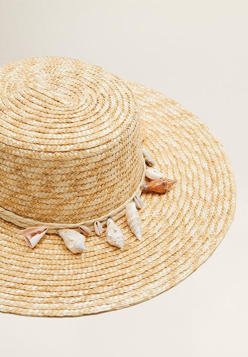 MANGO - Hat - beige