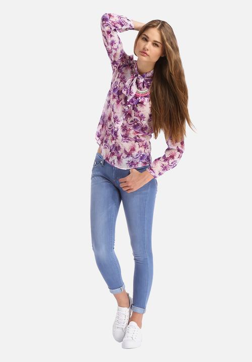 American Apparel - Chiffon Secretary Blouse