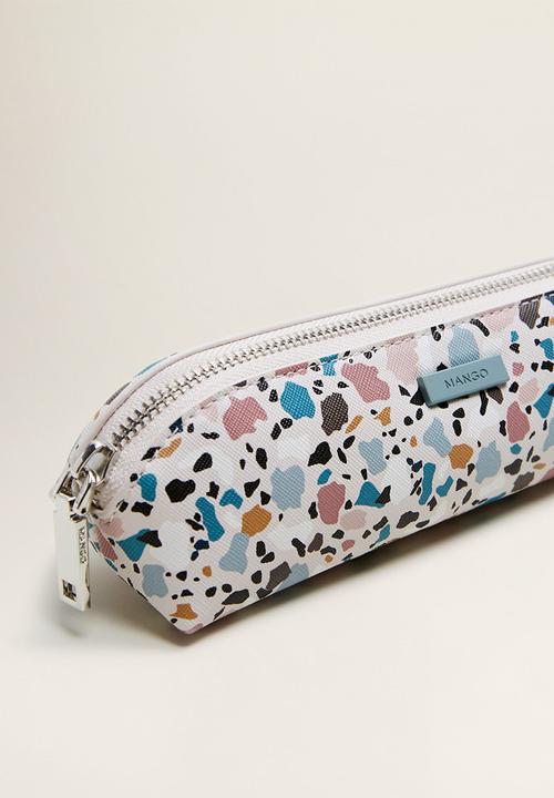 MANGO - Geometric print pencil case - multi