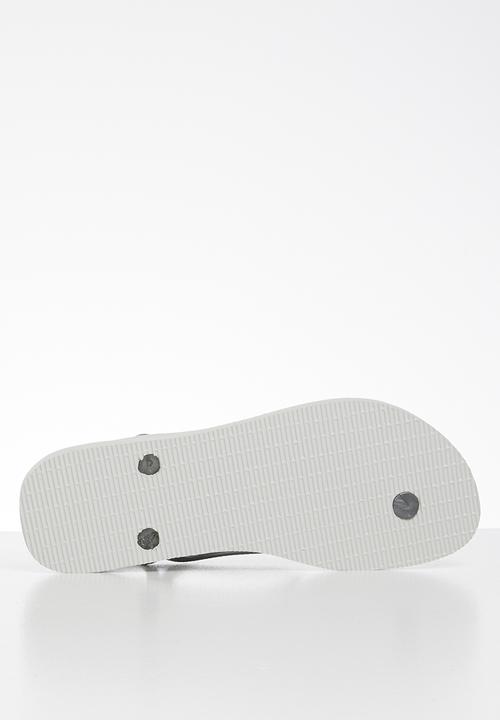 Havaianas - Luna print - white & grey