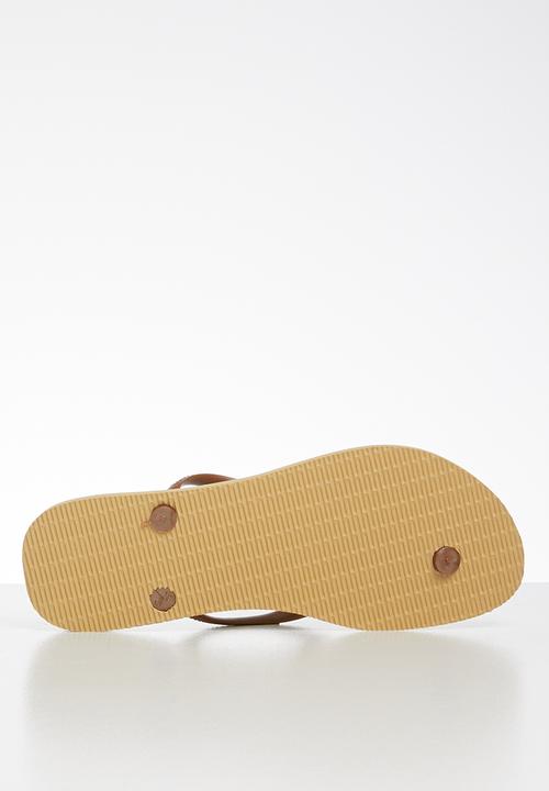 Havaianas - Slim animals - bronze & black