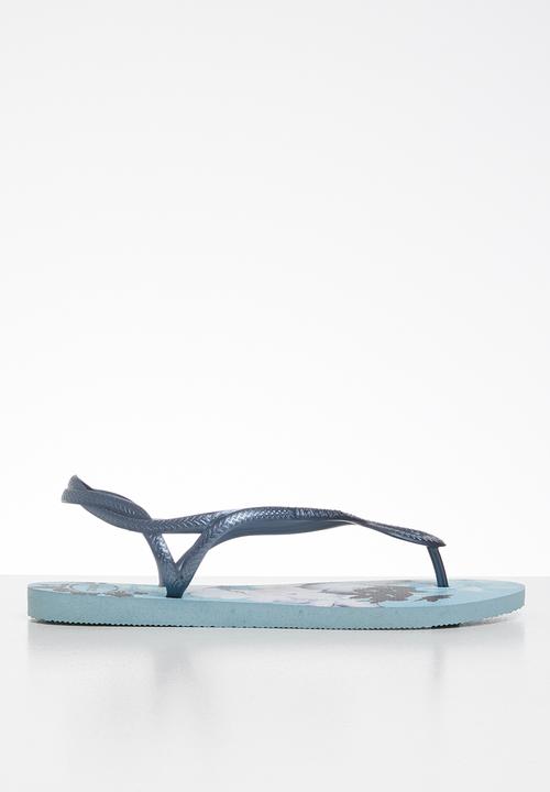 Havaianas - Luna print flip flops - blue