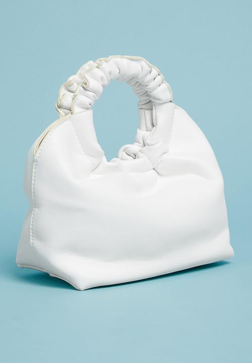 Superbalist - Clayton rouched handle bag - white