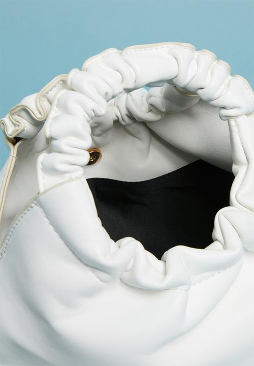 Superbalist - Clayton rouched handle bag - white