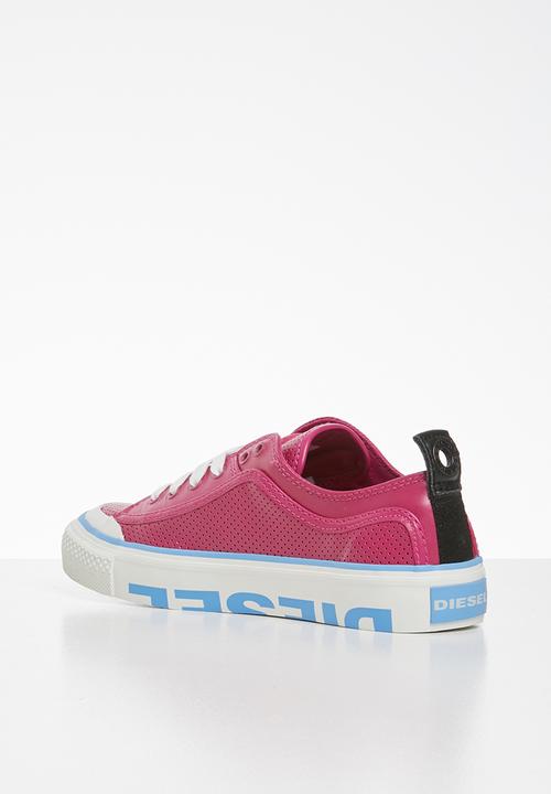 Diesel  - S-astico low logo - fuschia rose
