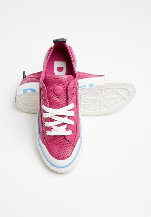 Diesel  - S-astico low logo - fuschia rose