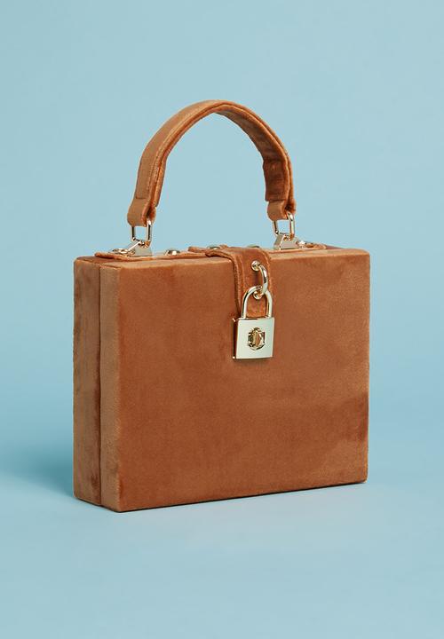 Superbalist - Neve box clutch bag - rust