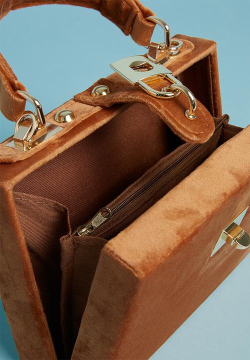 Superbalist - Neve box clutch bag - rust