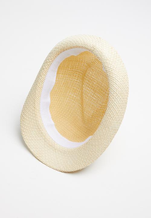 Superbalist - Trilby straw hat - natural