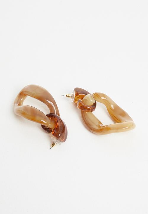 Superbalist - Remi resin hoops - yellow