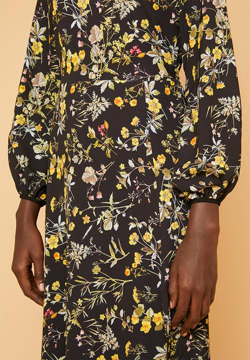 Superbalist - Lantern sleeve dress - black