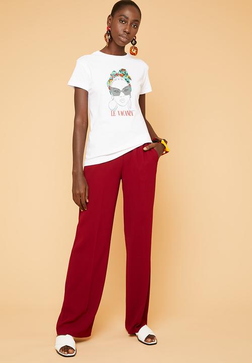 Superbalist - La Vacanza printed tee - white
