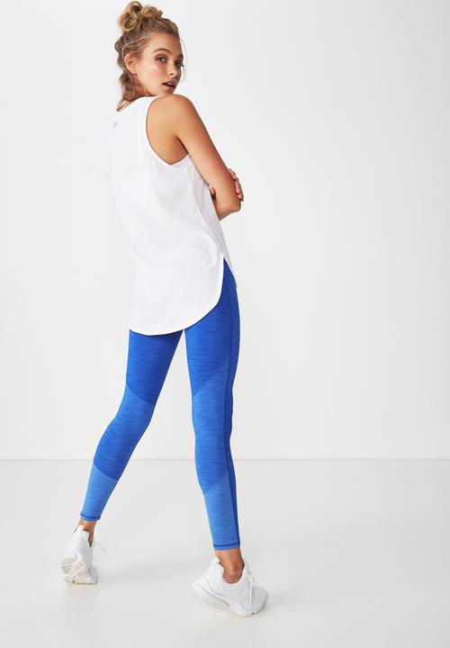 Cotton On - Scooped flow tank top - white