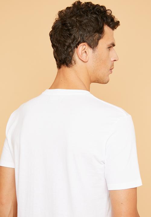 Superbalist - Plain crew neck short sleeve tee - white