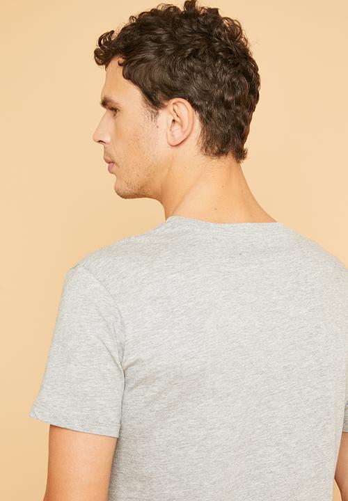 Superbalist - Plain crew neck short sleeve tee - grey