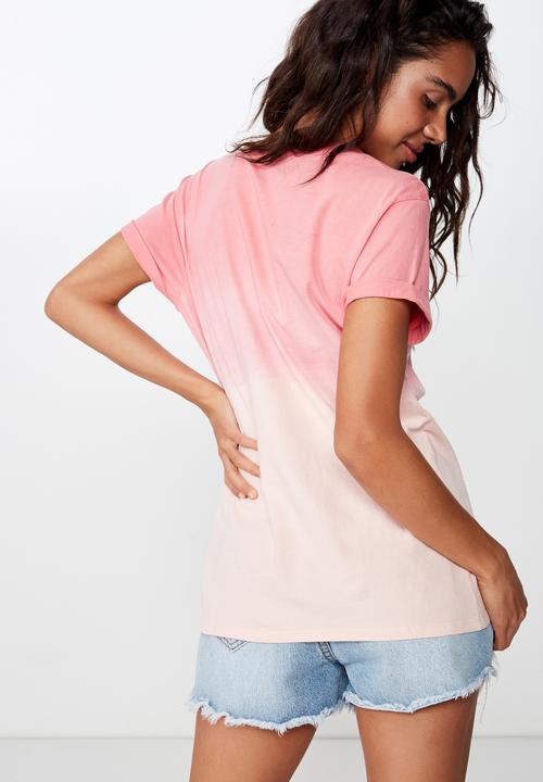 Cotton On - Classic slogan T-shirt - pink