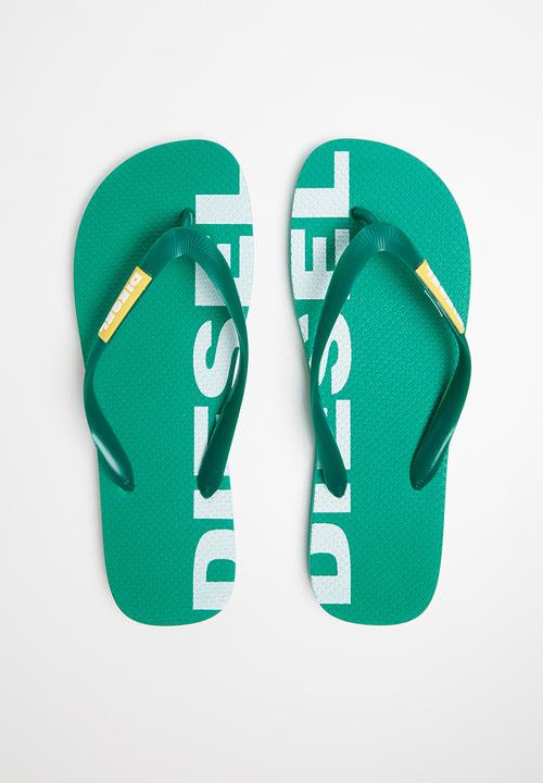 Diesel  - Briian flip flops - turquoise