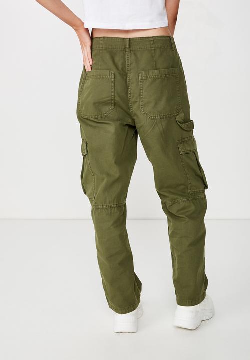 Cotton On - Breya utility pant - green