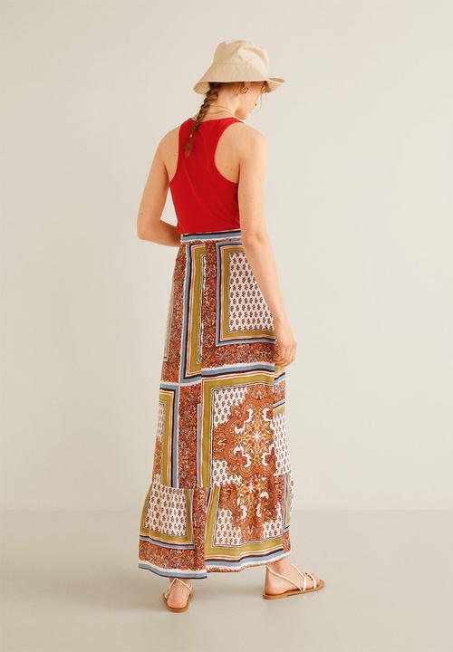 MANGO - Essential tank top - red