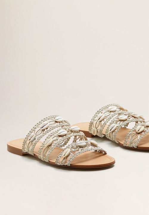 MANGO - Loqui sandal - green