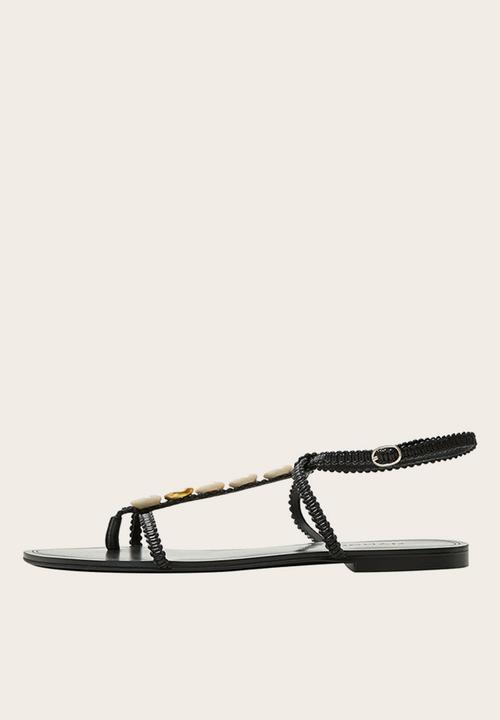 MANGO - Loque sandal - black