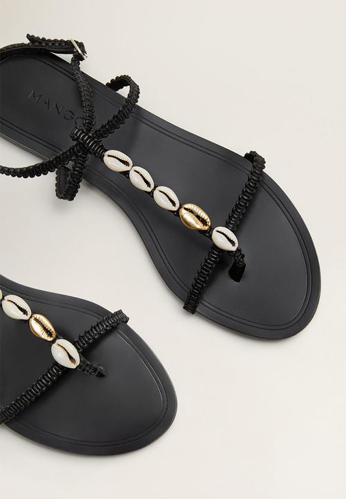 MANGO - Loque sandal - black