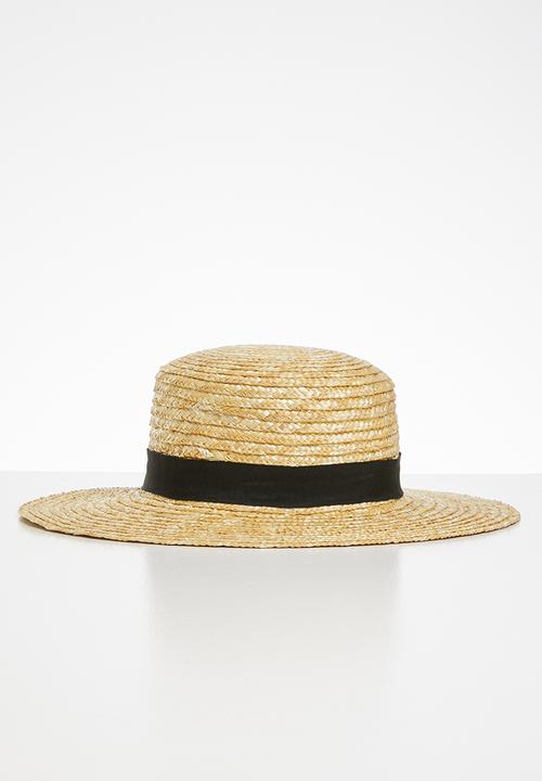 Superbalist - Straw boater hat - natural